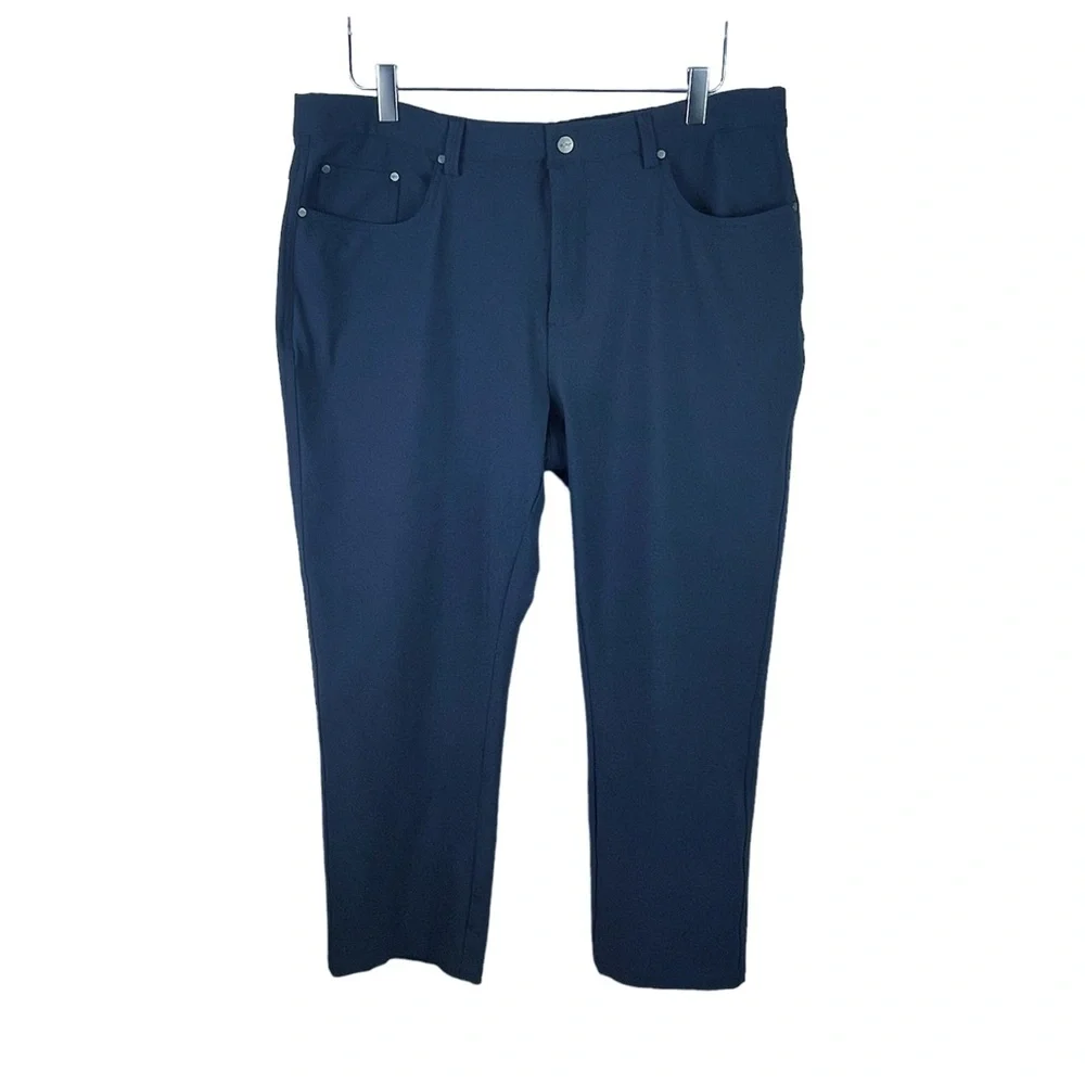 Greg Norman Collection Navy Golf Pants Modern Stretch Men's Size 36” Waist